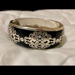 BRIGHTON Black and Silver Bracelet